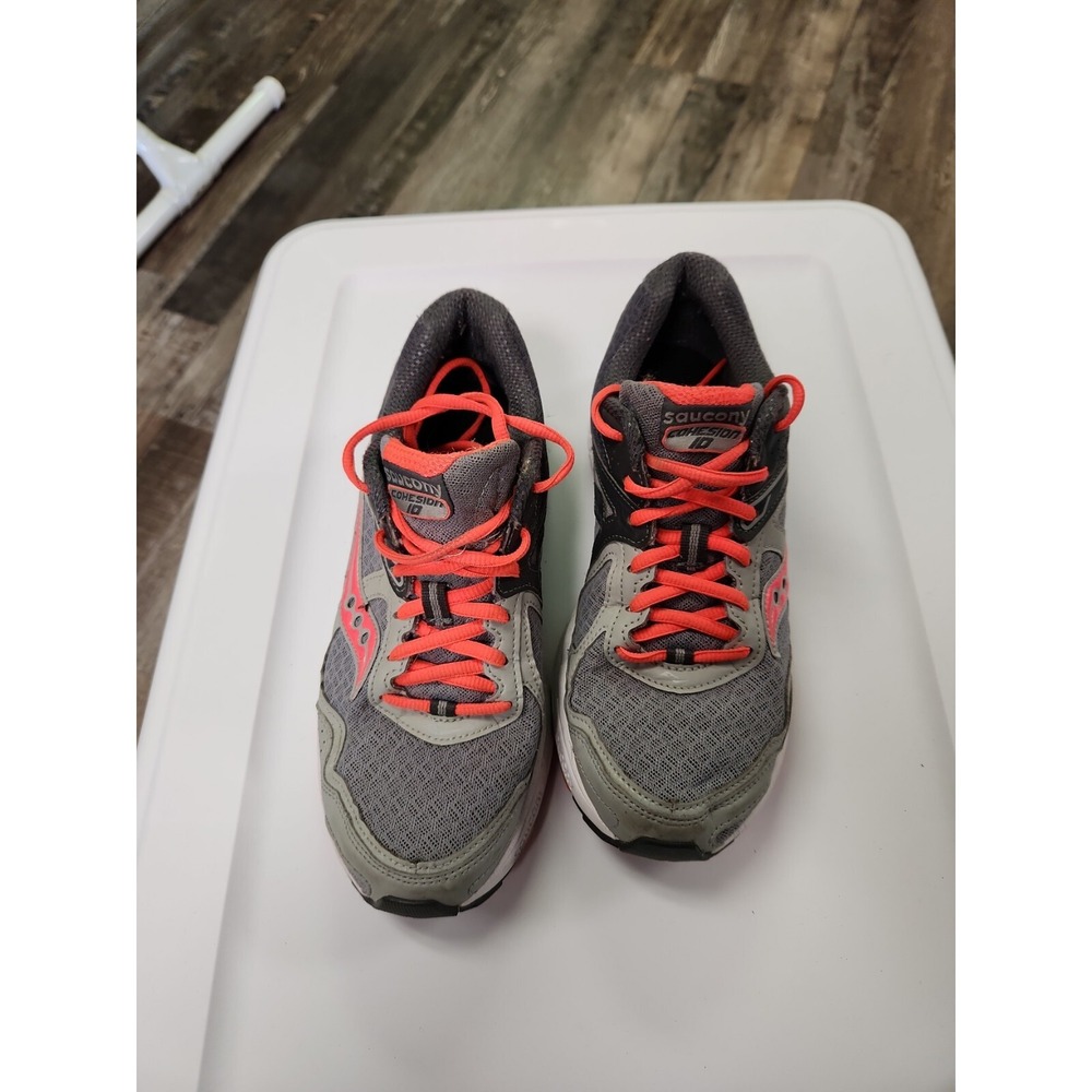 Saucony Running Sneakers Cohesion 10 Womens Size 12 Athletic Training Gray
